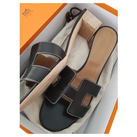 sandal oasis hermes|hermes oasis sandals black.